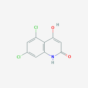 molecular formula C9H5Cl2NO2 B8767963 5,7-Dichloro-2,4-quinolinediol 