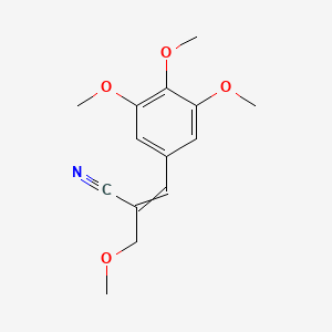 3-(3,4,5-Trimethoxyphenyl)-2-methoxymethylacrylonitrile