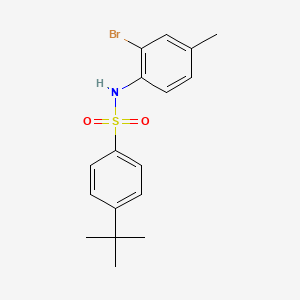N-(2-bromo-4-methylphenyl)-4-tert-butylbenzenesulfonamide