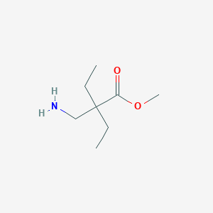 Methyl 2-(aminomethyl)-2-ethylbutanoate