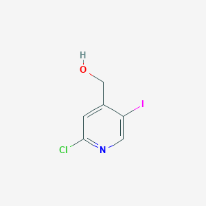 molecular formula C6H5ClINO B8768079 (2-Chloro-5-iodo-pyridin-4-yl)-methanol 