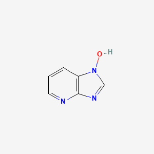 molecular formula C6H5N3O B8768108 1H-Imidazo[4,5-b]pyridin-1-ol 