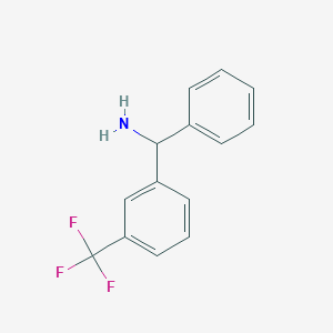 Phenyl(3-(trifluoromethyl)phenyl)methanamine