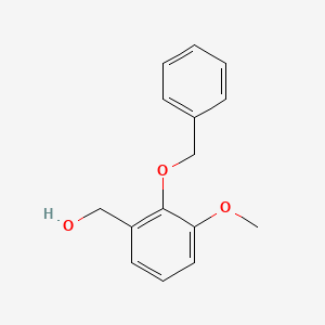 molecular formula C15H16O3 B8768189 [2-(Benzyloxy)-3-methoxyphenyl]methanol 
