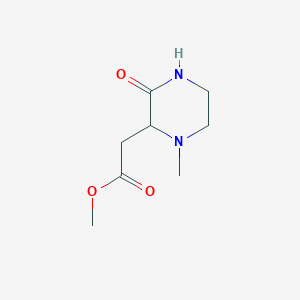 Methyl (1-methyl-3-oxopiperazin-2-YL)acetate