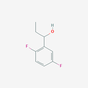 molecular formula C9H10F2O B8768204 1-(2,5-Difluorophenyl)propan-1-ol 