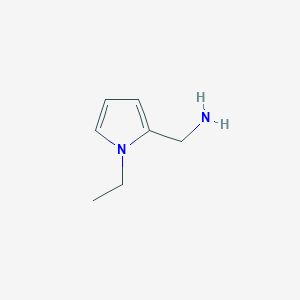 molecular formula C7H12N2 B8768443 (1-Ethyl-1H-pyrrol-2-yl)methanamine 