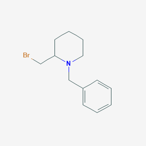 molecular formula C13H18BrN B8768458 1-Benzyl-2-(bromomethyl)piperidine 
