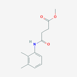 molecular formula C13H17NO3 B8768459 N-(2,3-Dimethyl-phenyl)-succinamic acid methyl ester 