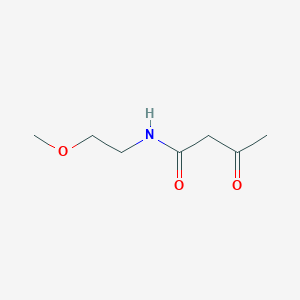 B8768499 N-(2-methoxyethyl)-3-oxobutanamide CAS No. 56543-89-6