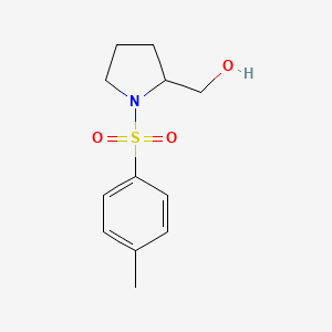 molecular formula C12H17NO3S B8768608 2-(Hydroxymethyl)-1-[(4-methylphenyl)sulfonyl]pyrrolidine CAS No. 91645-35-1