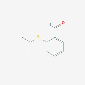 molecular formula C10H12OS B8768611 2-(Isopropylthio)benzaldehyde CAS No. 53606-32-9