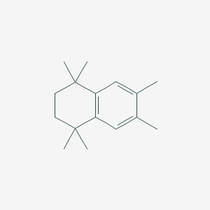 molecular formula C16H24 B8768633 1,1,4,4,6,7-Hexamethyl-1,2,3,4-tetrahydronaphthalene CAS No. 58848-15-0