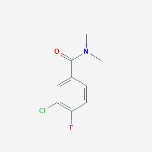 molecular formula C9H9ClFNO B8768710 3-Chloro-4-fluoro-n,n-dimethylbenzamide 