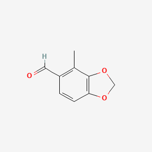 B8768793 1,3-Benzodioxole-5-carboxaldehyde, 4-methyl- CAS No. 58343-46-7