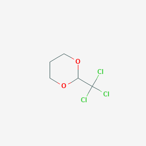 molecular formula C5H7Cl3O2 B8768909 2-Trichloromethyl-[1,3]dioxane CAS No. 5663-41-2