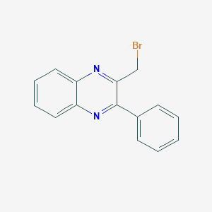 molecular formula C15H11BrN2 B8768916 2-(Bromomethyl)-3-phenylquinoxaline CAS No. 99718-40-8