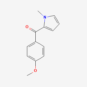 molecular formula C13H13NO2 B8768965 (4-methoxyphenyl)(1-methyl-1H-pyrrol-2-yl)Methanone CAS No. 35421-09-1