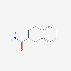 molecular formula C11H13NO B8769015 1,2,3,4-Tetrahydronaphthalene-2-carboxamide 