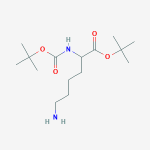 molecular formula C15H30N2O4 B8769102 tert-Butyl (tert-butoxycarbonyl)lysinate 