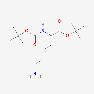 (S)-tert-Butyl 6-amino-2-((tert-butoxycarbonyl)amino)hexanoate