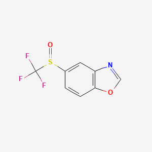 5-((Trifluoromethyl)sulfinyl)benzo[d]oxazole