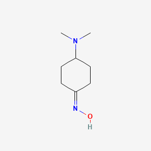 molecular formula C8H16N2O B8769211 4-Dimethylaminocyclohexanone oxime CAS No. 203985-55-1