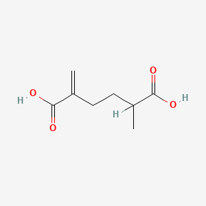 molecular formula C8H12O4 B8769224 2-Methyl-5-methyleneadipic acid CAS No. 5363-70-2