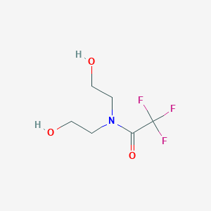 molecular formula C6H10F3NO3 B8769292 2,2,2-trifluoro-N,N-bis(2-hydroxyethyl)acetamide 