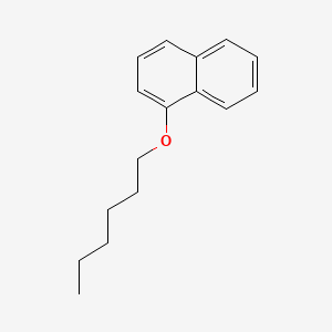 molecular formula C16H20O B8769343 1-(Hexyloxy)naphthalene CAS No. 60951-03-3