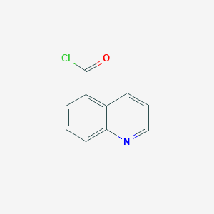 molecular formula C10H6ClNO B8769382 Quinoline-5-carbonyl Chloride CAS No. 441004-94-0