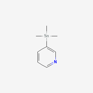 molecular formula C8H13NSn B8769390 3-(Trimethylstannyl)pyridine CAS No. 59020-09-6