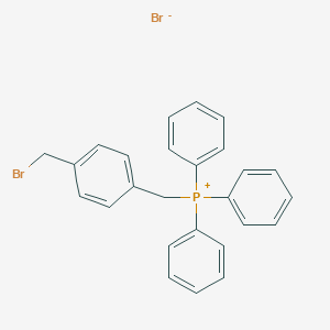 molecular formula C26H23Br2P B087694 [4-(Bromomethyl)benzyl]triphenylphosphonium bromide CAS No. 14366-74-6