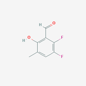 B8769414 2,3-Difluoro-6-hydroxy-5-methylbenzaldehyde CAS No. 704884-75-3