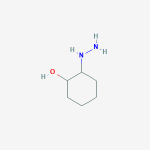 molecular formula C6H14N2O B8769422 (+/-)-2-Hydrazinylcyclohexanol 