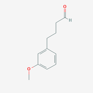 molecular formula C11H14O2 B8769432 4-(3-Methoxyphenyl)butanal CAS No. 91152-86-2