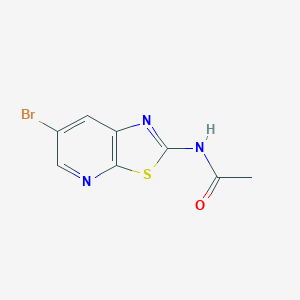 molecular formula C8H6BrN3OS B8769494 N-(6-Bromothiazolo[5,4-b]pyridin-2-yl)acetamide 