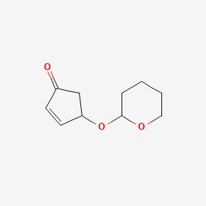 4-(Tetrahydro-pyran-2-yloxy)-cyclopent-2-enone