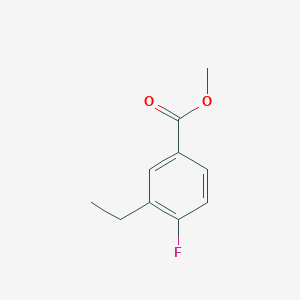 molecular formula C10H11FO2 B8769582 Methyl 3-ethyl-4-fluorobenzoate 