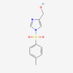molecular formula C11H12N2O3S B8769604 1H-Imidazole-4-methanol, 1-[(4-methylphenyl)sulfonyl]- CAS No. 139285-00-0