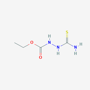 molecular formula C4H9N3O2S B8769628 Ethyl 2-carbamothioylhydrazine-1-carboxylate CAS No. 6628-16-6