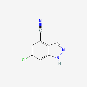 6-chloro-1H-indazole-4-carbonitrile