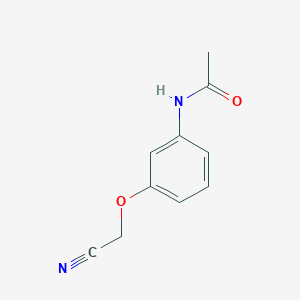 molecular formula C10H10N2O2 B8769742 N-[3-(Cyanomethoxy)phenyl]acetamide 