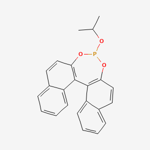 molecular formula C23H19O3P B8769792 (R)-Binaphthylisopropylphosphite 