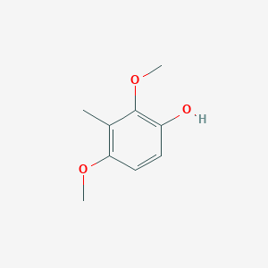 molecular formula C9H12O3 B8769807 Phenol, 2,4-dimethoxy-3-methyl- CAS No. 19676-67-6