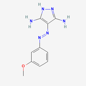 3,5-Diamino-4-[(3-Methoxyphenyl)Hydrazono]Pyrazole