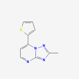 2-Methyl-7-(2-thienyl)[1,2,4]triazolo[1,5-a]pyrimidine