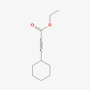 molecular formula C11H16O2 B8769869 Ethyl 3-cyclohexylprop-2-ynoate CAS No. 33547-94-3
