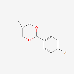 molecular formula C12H15BrO2 B8769876 2-(4-Bromophenyl)-5,5-dimethyl-1,3-dioxane CAS No. 105114-53-2