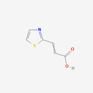 molecular formula C6H5NO2S B8769936 3-(2-thiazolyl)-2-Propenoic acid 